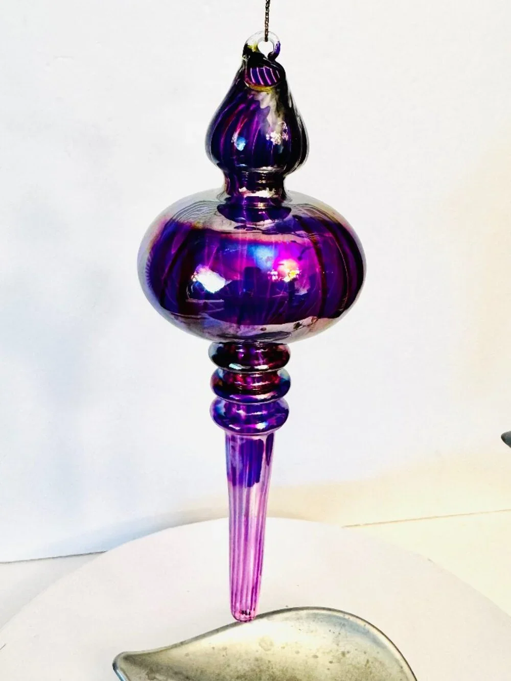 Vtg Hand Blown 9